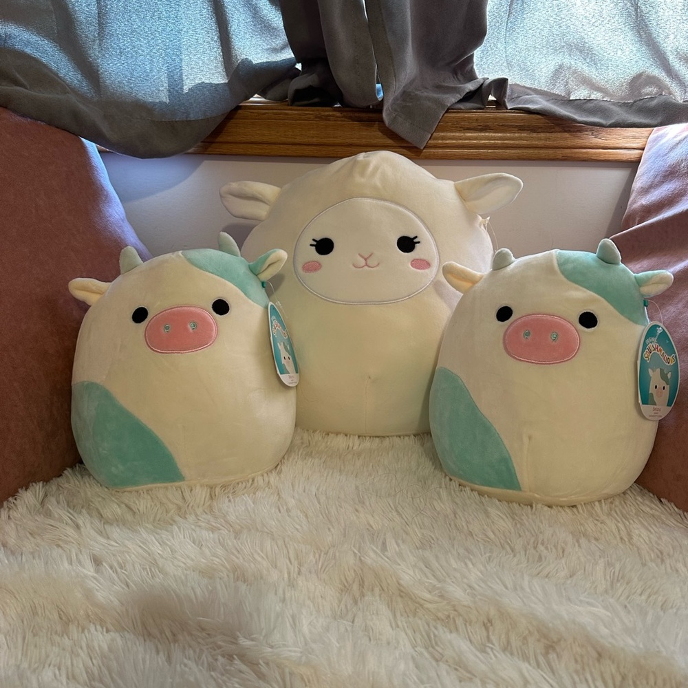 Easter squishmallow bundle - 2 Belana’s and 1 Sophie